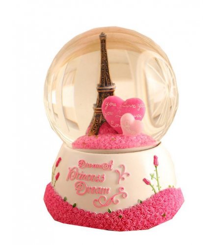 GC047 - Lovers Eiffel Tower Snow Globe Gift 